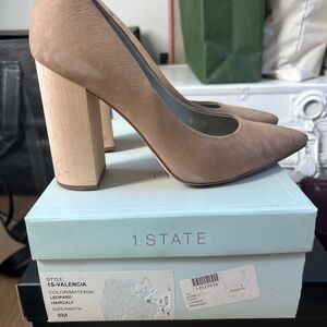 1. State Women's Tan Block Heel
